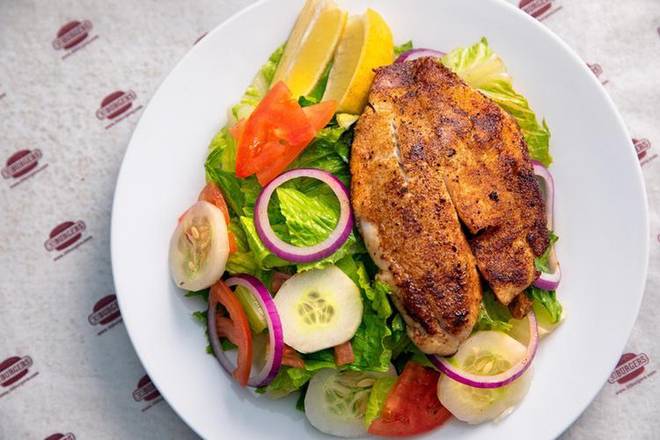Order Grilled Tilapia Salad food online from 30 Burgers store, New Jersey on bringmethat.com