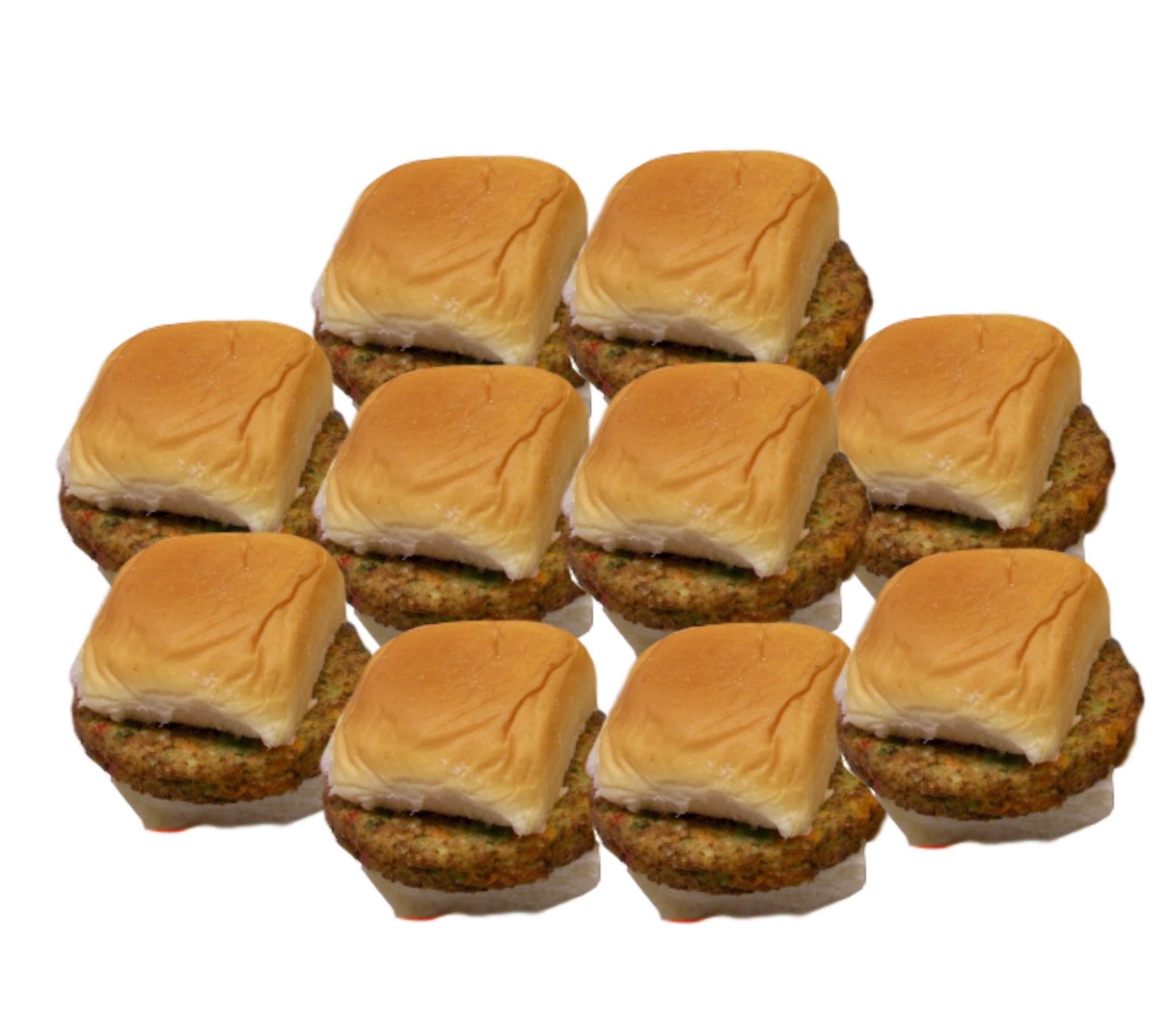 Order 10 Pack Veggie Burger food online from Lil Burgers store, Nutley on bringmethat.com