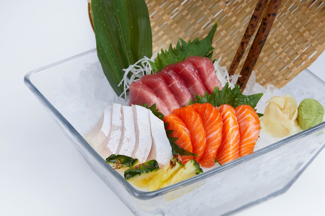 Order Sashimi Triple Delight food online from Moca store, Hewlett on bringmethat.com