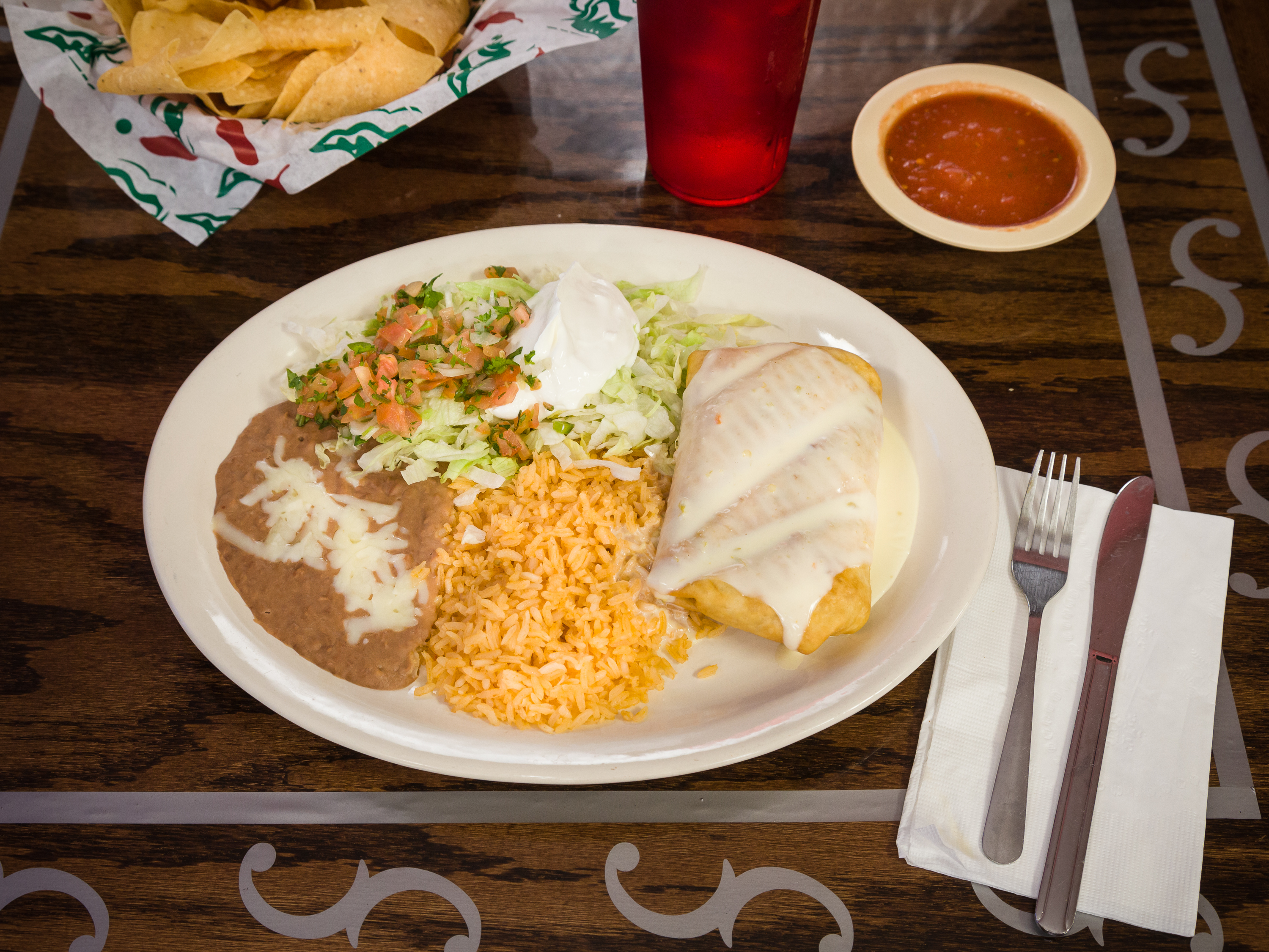 Order Chimichanga food online from La Mesa store, Fort Smith on bringmethat.com
