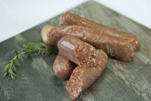 Order Elk Sausage with Pear-port food online from Fatboy Deli store, Bridgeport on bringmethat.com