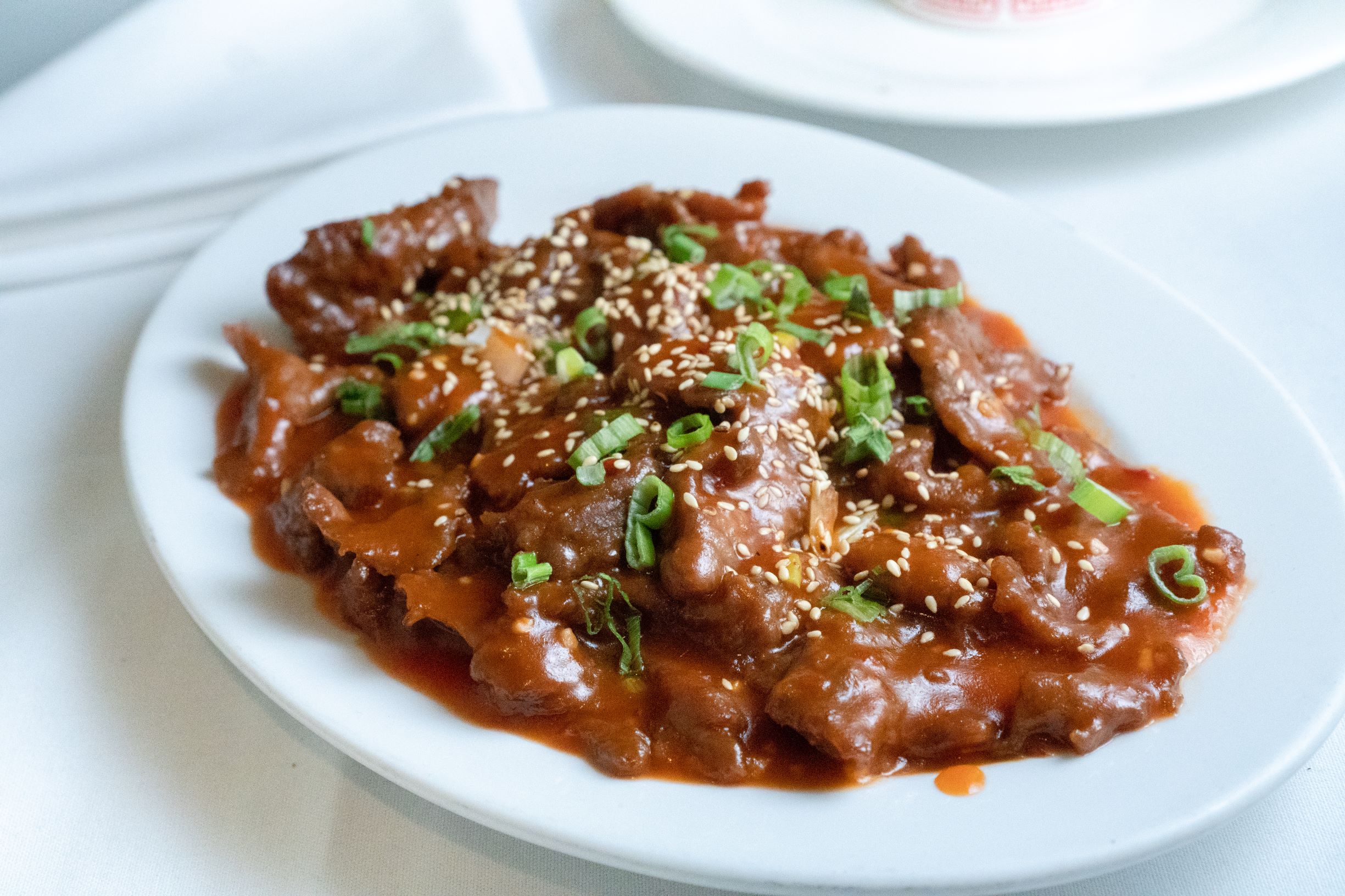 Order S6. Szechuan Sesame Beef food online from Szechwan Inn store, Canoga Park on bringmethat.com