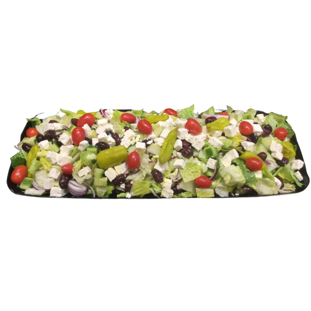 Order Greek Salad Platter (Serves 12) food online from Village Food Garden At Shop Rite store, Cedar Knolls on bringmethat.com