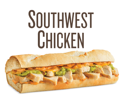 Order Southwest Chicken Sub food online from Quiznos store, Raleigh on bringmethat.com