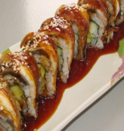 Order Black Dragon Roll food online from Sakana Sushi Bar & Grill store, Boise on bringmethat.com