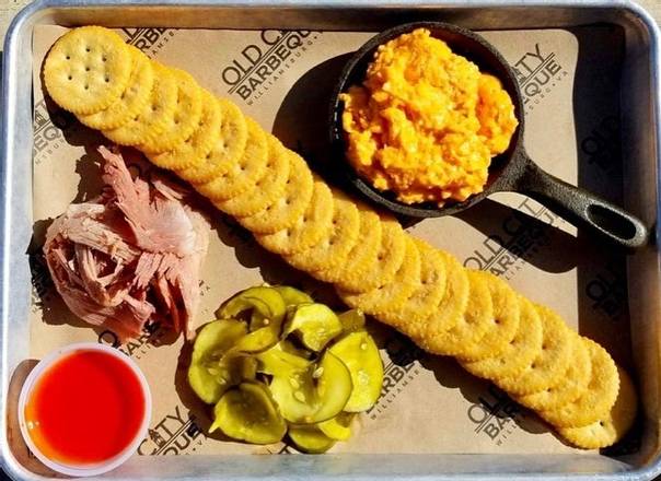 Order Smoked Pimento Cheese food online from Old City Barbeque store, Williamsburg on bringmethat.com