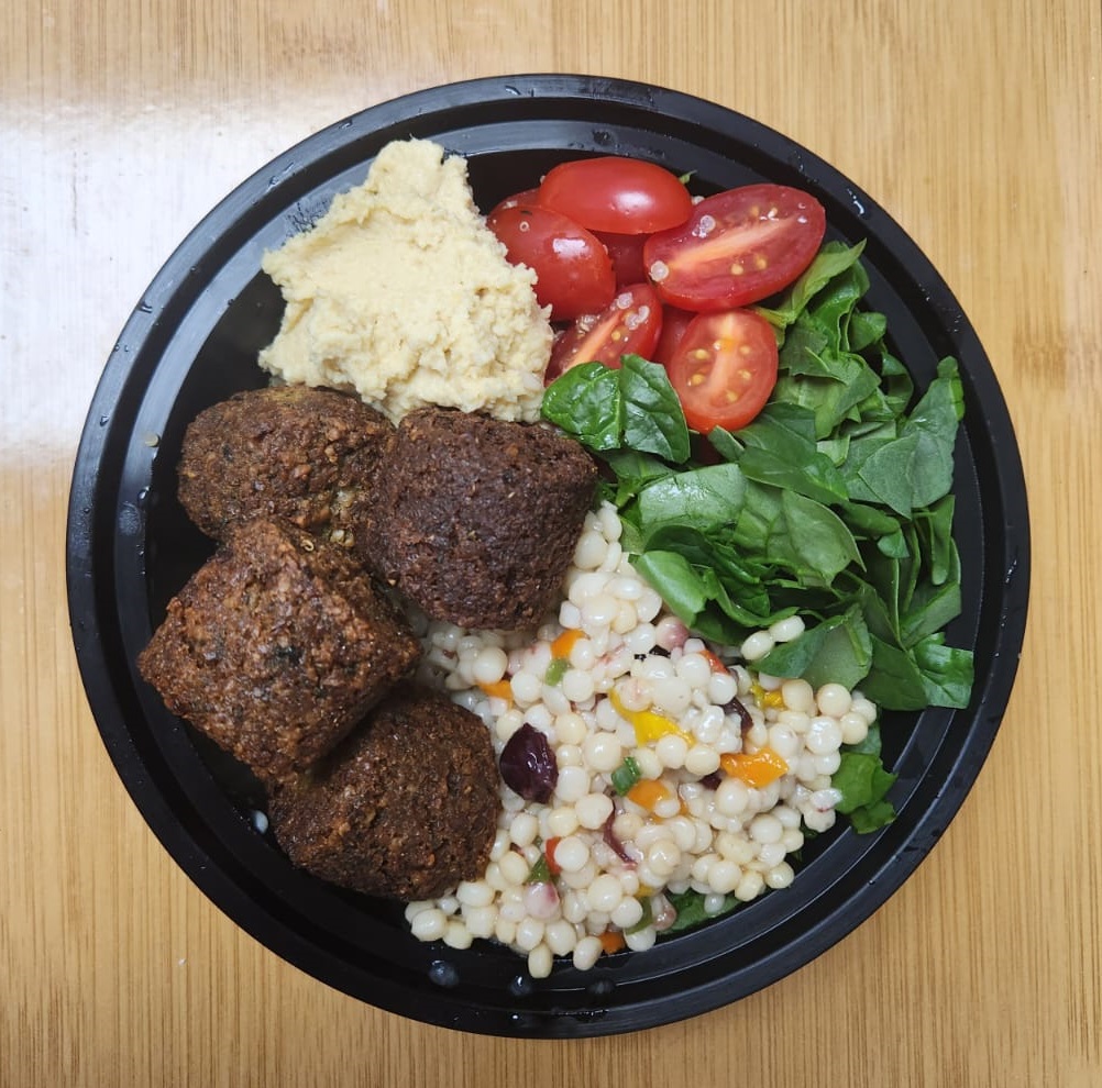 Order Vegan Falafel Couscous Quinoa Bowl food online from Caffe Bene store, Jackson Heights on bringmethat.com