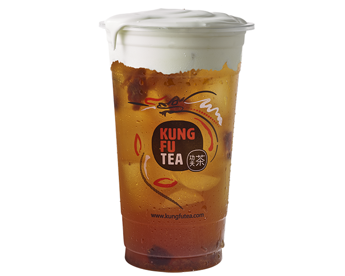 Order Jujube Tea Milk Cap food online from Kung Fu Tea Kent store, Kent on bringmethat.com