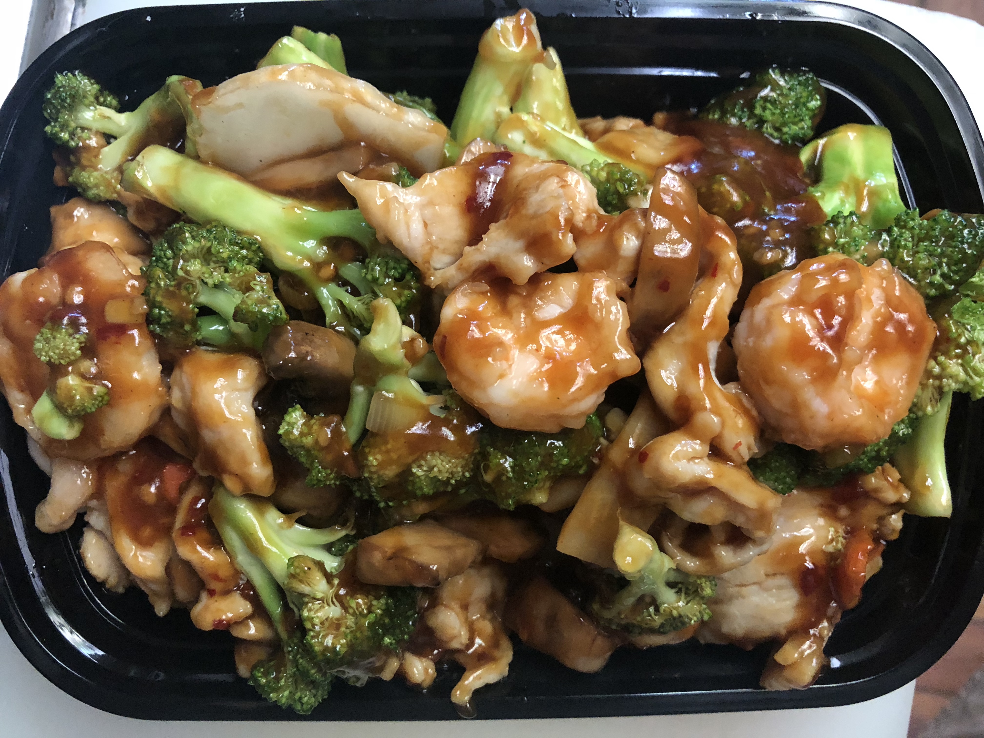 Order 14. Shrimp & Chicken with Garlic Sauce food online from Great Wall store, Rock Island on bringmethat.com