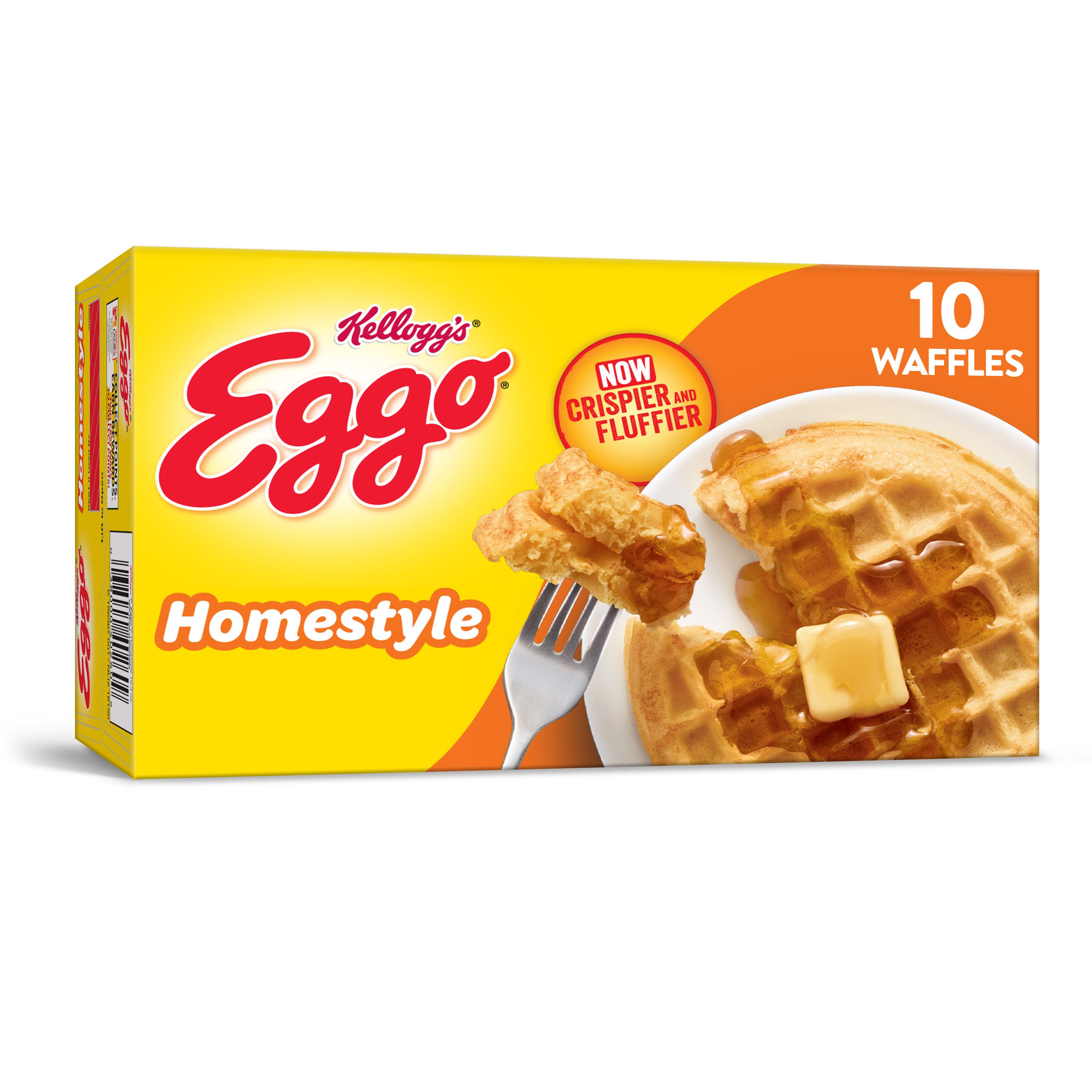 Order Kellogg's Eggo, Frozen Waffles, Homestyle, Easy Breakfast - 12.3 oz  food online from Rite Aid store, Williamsville on bringmethat.com