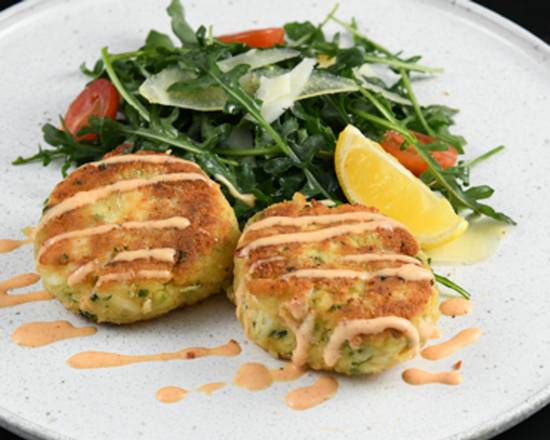 Order Maryland Crab Cakes food online from Simms Steakhouse store, Golden on bringmethat.com