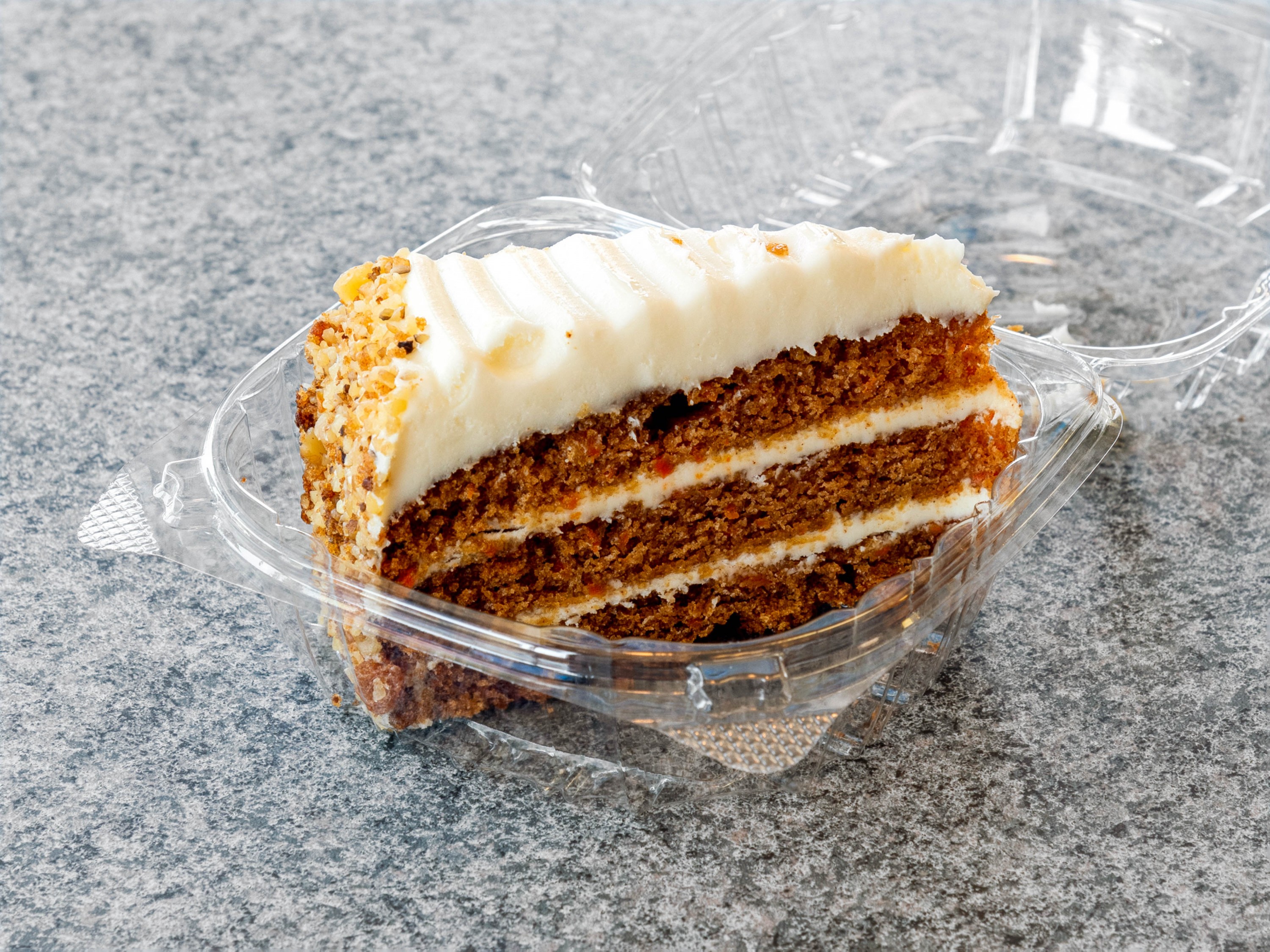 Order Slice of Carrot Cake food online from Olympic Pizza store, Arlington on bringmethat.com