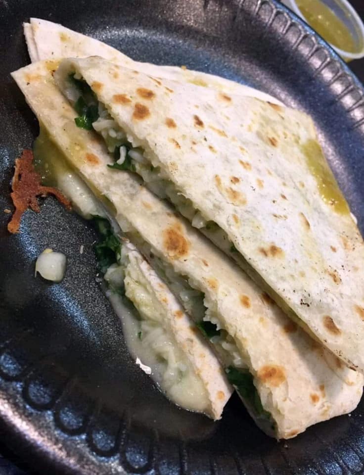 Order Cheese Quesadilla food online from Taqueria De Anda store, Lake Forest on bringmethat.com