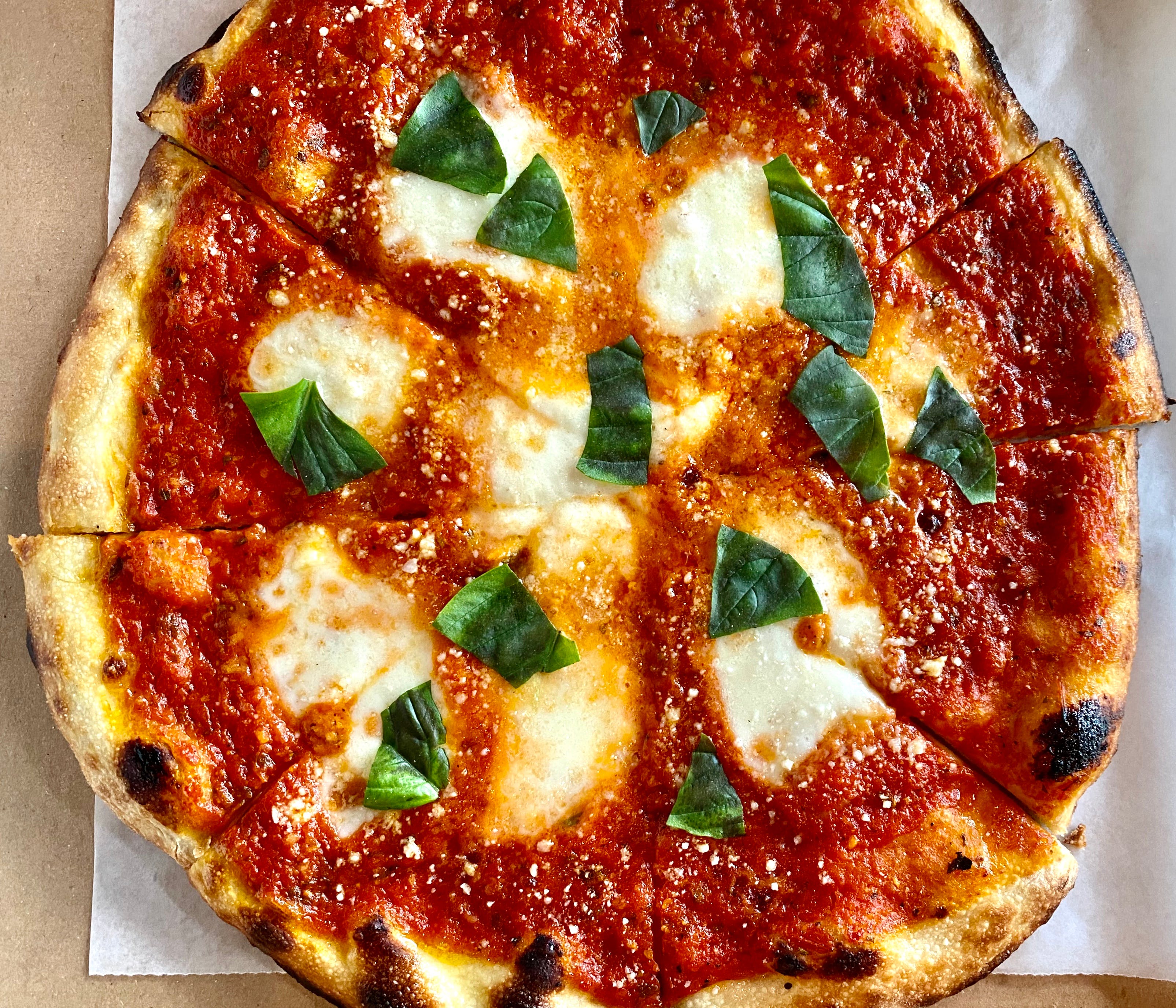 Order Margherita Pizza - 12" food online from Lucco Cucina & Bar store, Florham Park on bringmethat.com