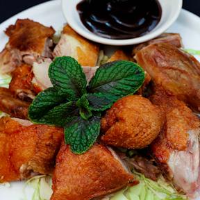 Order Half Crispy Duck food online from Twin dragon Chinese restaurant store, Los Angeles on bringmethat.com