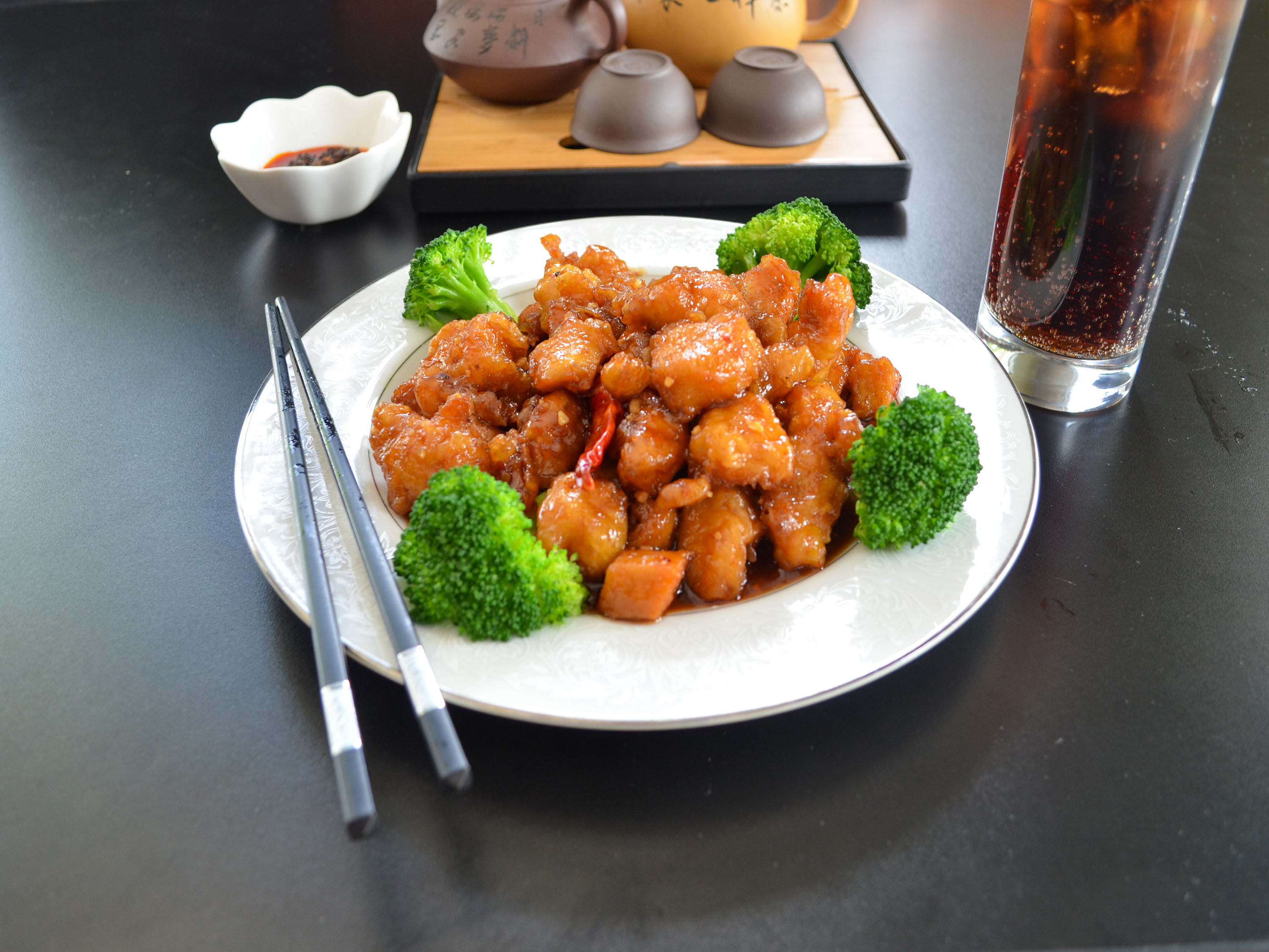Order General Chicken Over Rice Plate food online from Beijing Cafe store, Rancho Cordova on bringmethat.com