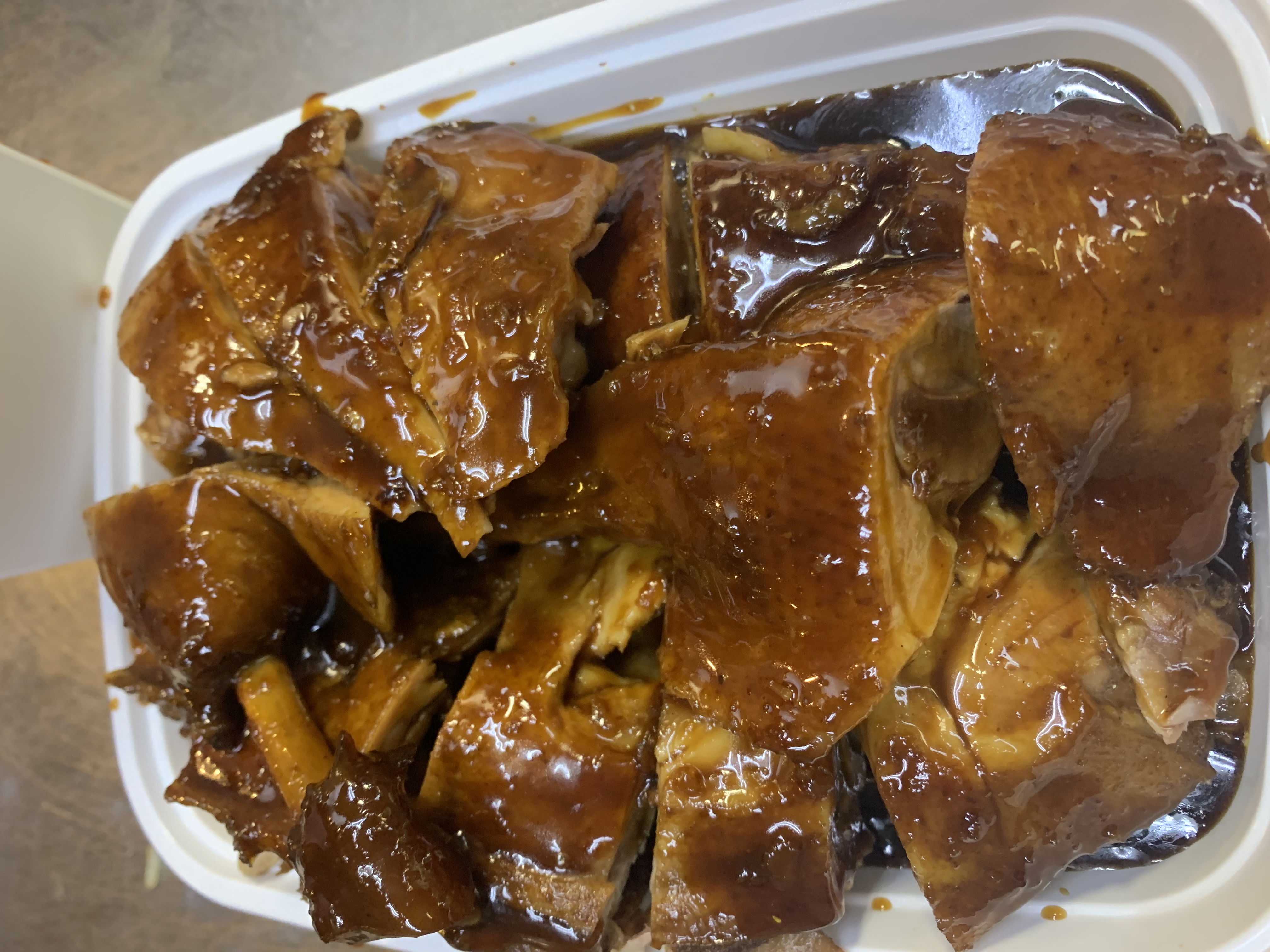 Order 100. Half House Special Duck with Taro food online from China Town Cafe store, Chicago on bringmethat.com