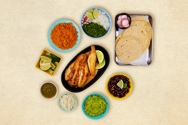 Order Grilled Fish Taco Kit food online from Taco Assembly store, Durham on bringmethat.com
