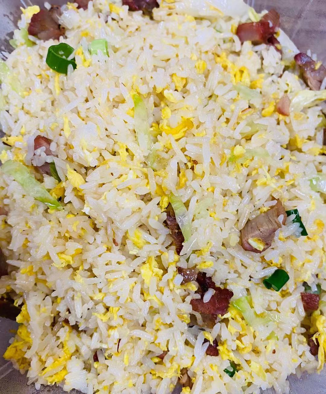 Order BBQ Pork Fried Rice  叉燒炒飯 food online from Dim Sum Club store, San Francisco on bringmethat.com