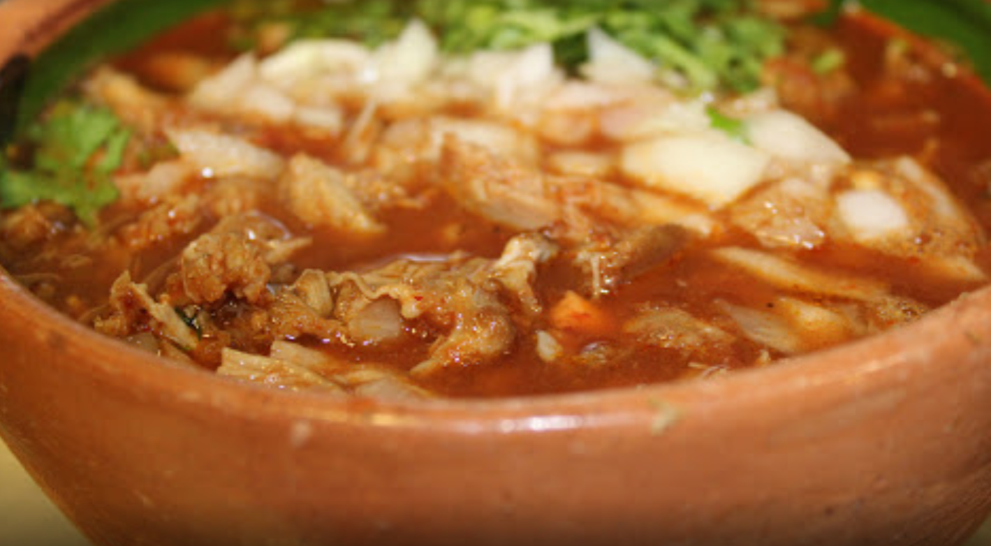 Order Chicharron Sope food online from Taqueria Los 2 Brothers store, Hanover Park on bringmethat.com