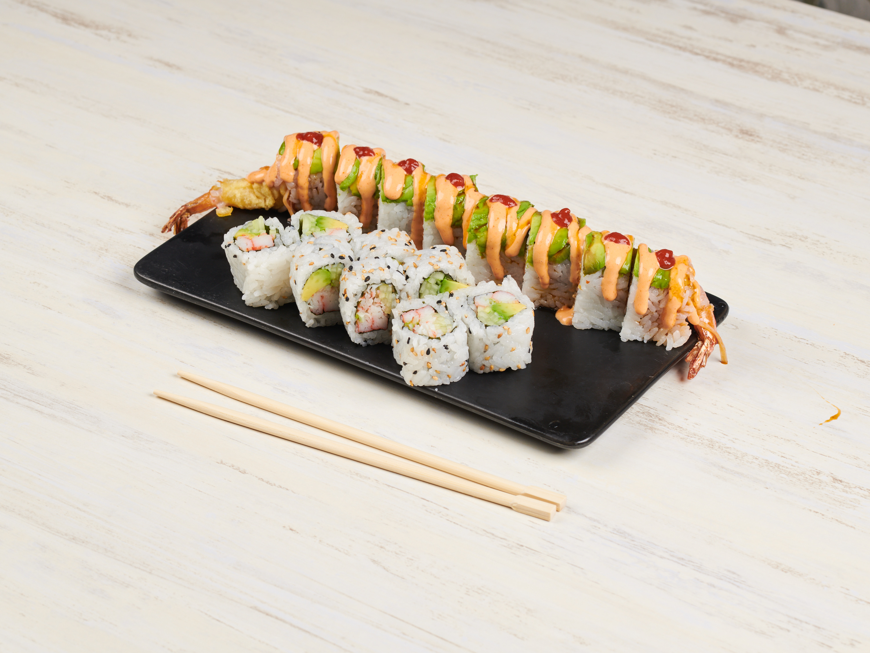 Order Chef Special and California Roll Lunch Special food online from Tsunami Sushi store, El Paso on bringmethat.com
