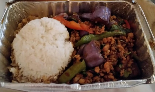 Order B3. Beef Spicy Eggplant food online from S & I to Go store, Allston on bringmethat.com