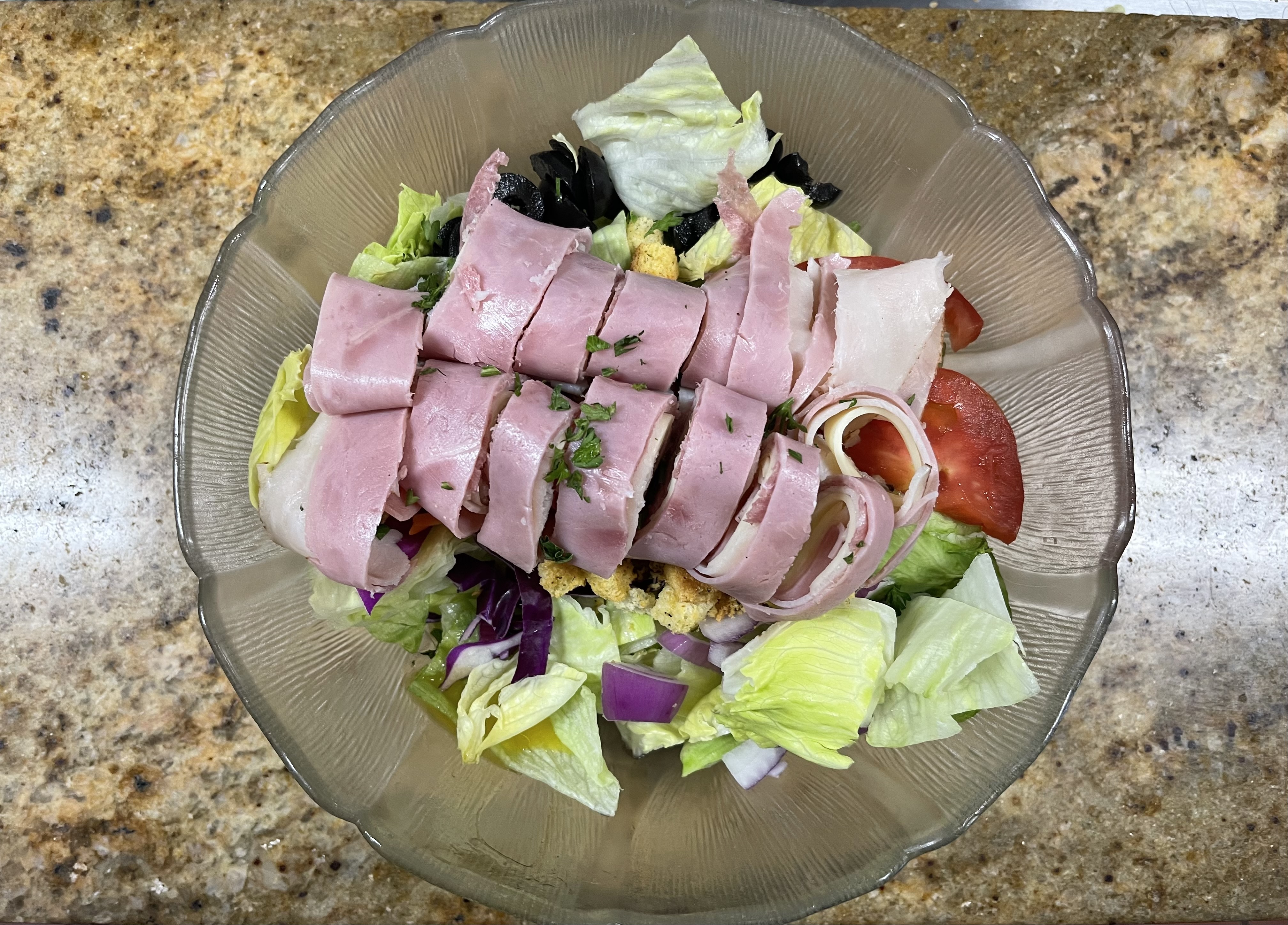 Order Chef Salad food online from Two Cousins Pizza and Italian Restaurant store, Lancaster on bringmethat.com