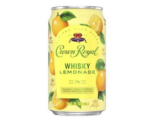Order Crown Royal’s Whisky Lemonade  (12 fl can)  7% ABV. food online from Pit Stop Liquor Mart store, El Monte on bringmethat.com