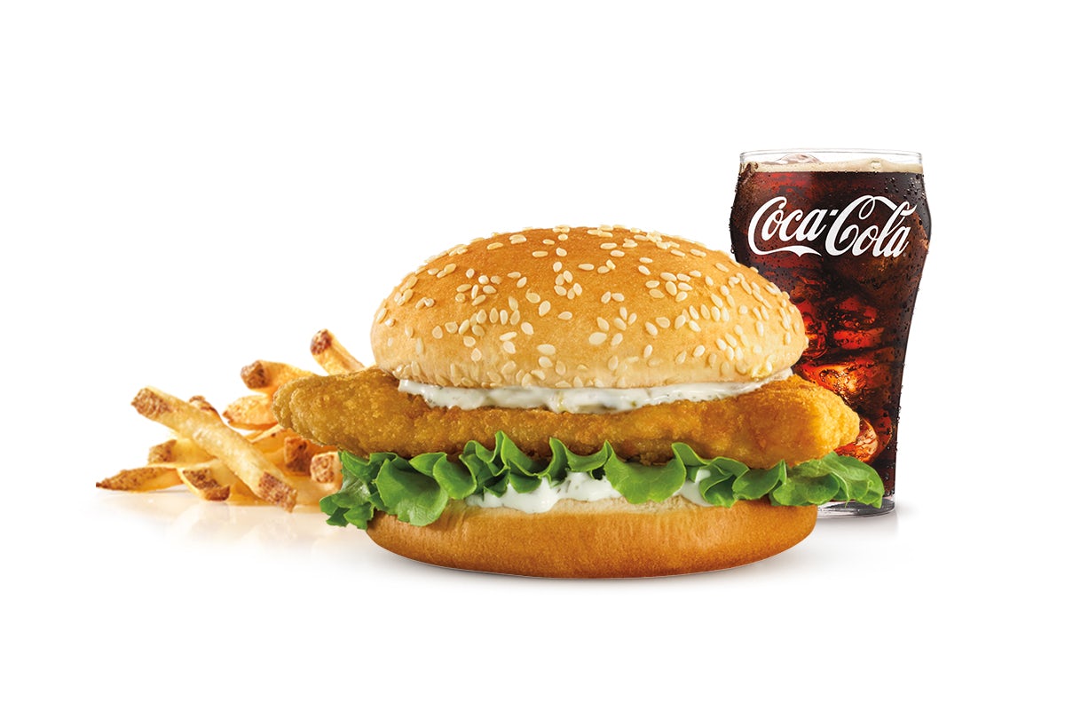 Order Panko-Breaded Fish Sandwich Combo food online from Hardee's store, Anderson on bringmethat.com