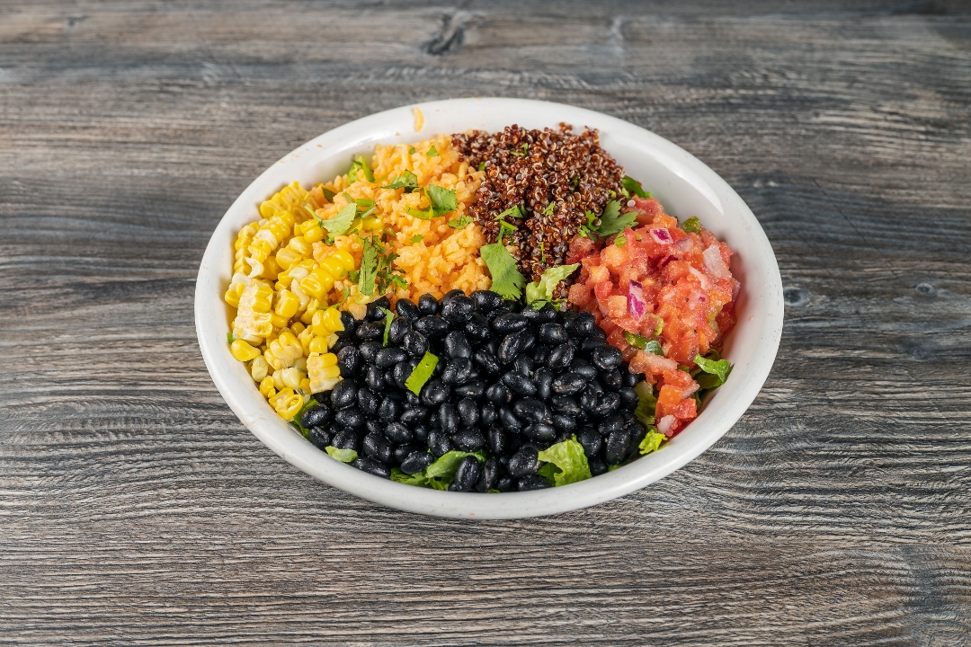 Order Black Bean Quinoa Rice Bowl (Vegan) food online from High Tide Taco Bar store, Farmingdale on bringmethat.com