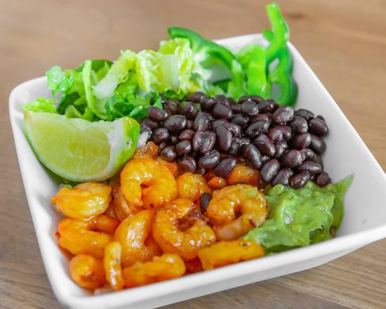 Order Grilled Shrimp Taco Bowl food online from Meno's Mexican Grill on E. Stan Schleuter Loop store, Killeen on bringmethat.com