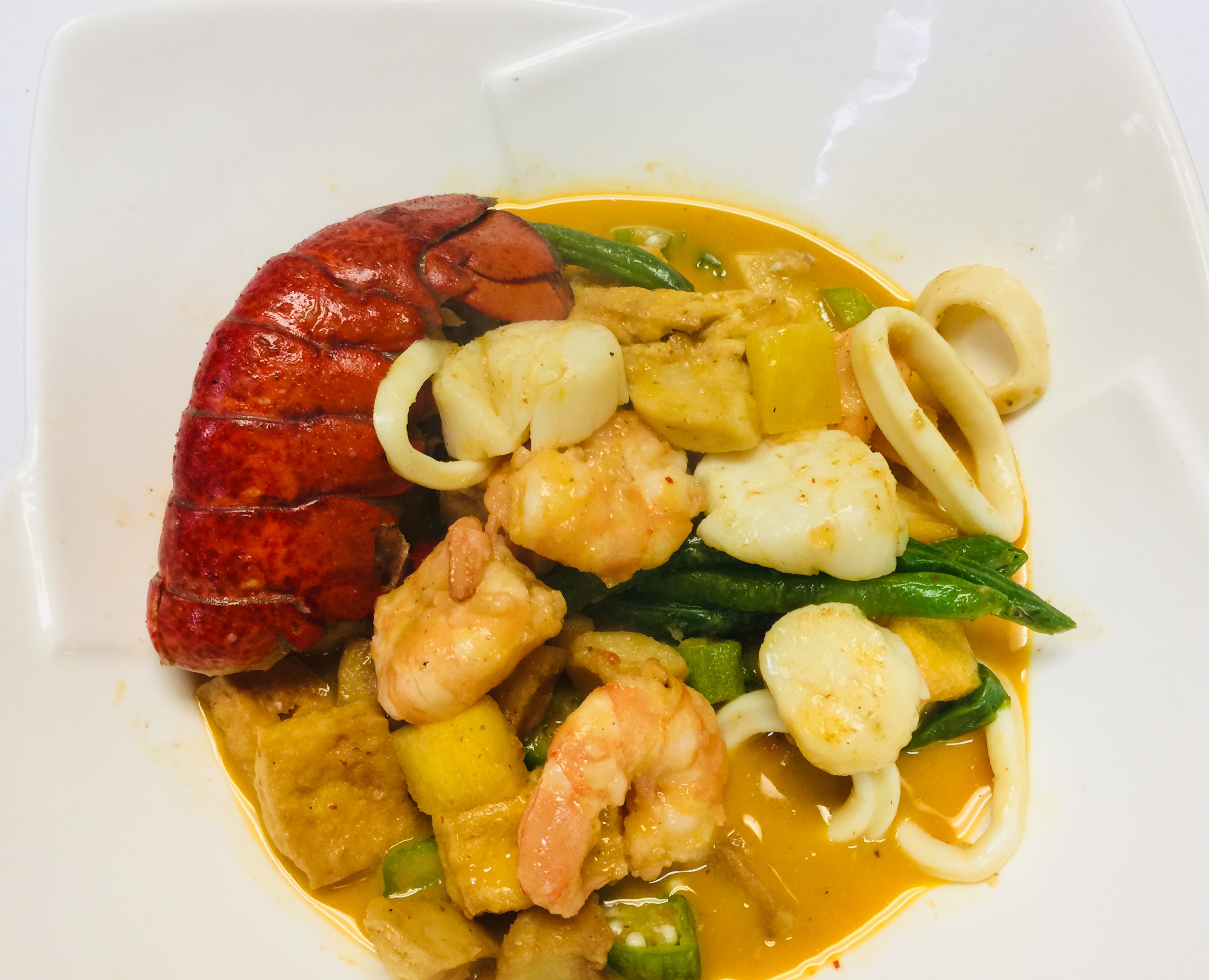 Order Seafood with Panang Curry Sauce food online from Yummy Asian Bistro store, Fox River Grove on bringmethat.com