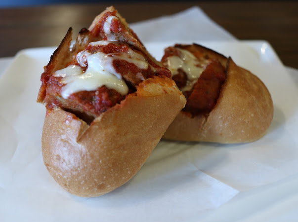 Order Meatball Sandwich food online from Greenwich village pizza store, West Hollywood on bringmethat.com