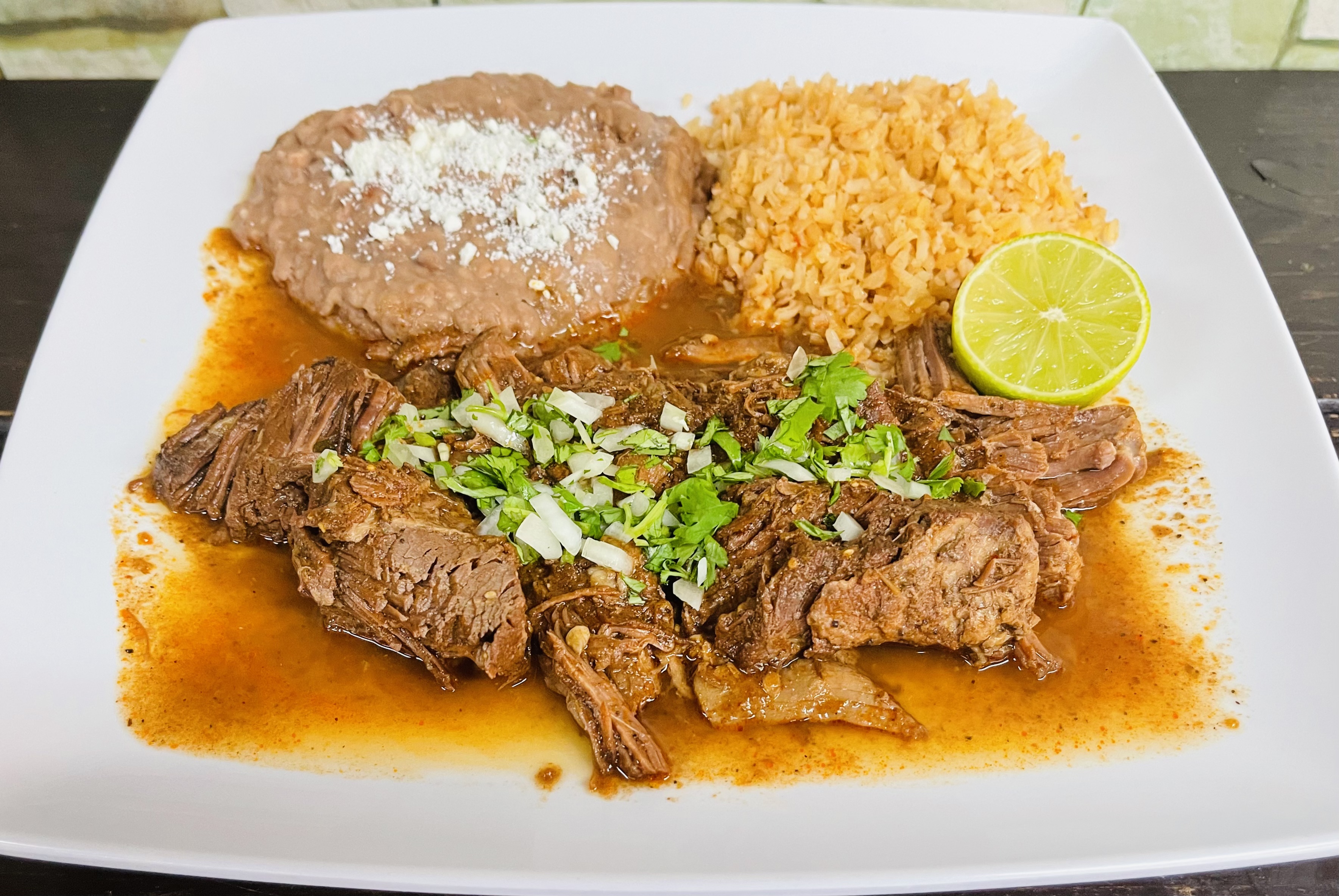 Order birria de res food online from El Guapito Mexican Food store, Bell Gardens on bringmethat.com