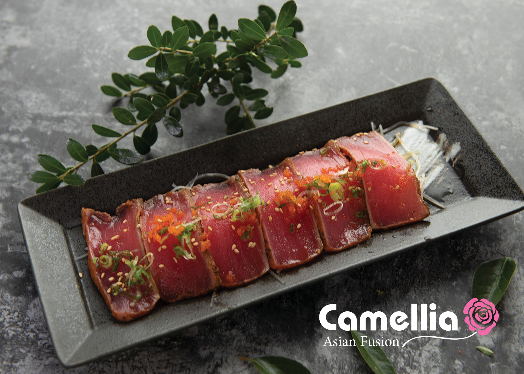 Order Tuna Tataki  food online from Camellia Asian Fusion store, Oceanside on bringmethat.com