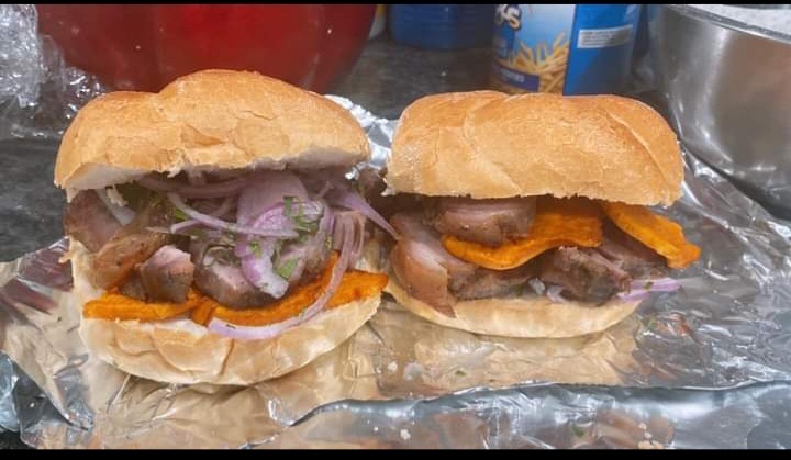 Order PAN CON CHICHARRON food online from My Apartment store, Bayonne on bringmethat.com
