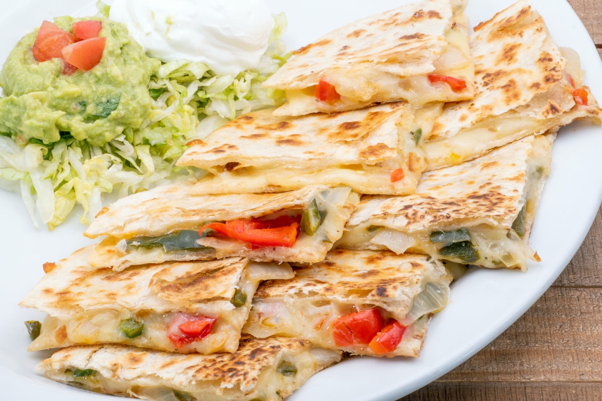 Order Vegetable Quesadilla food online from Uncle Julio's store, Durham on bringmethat.com