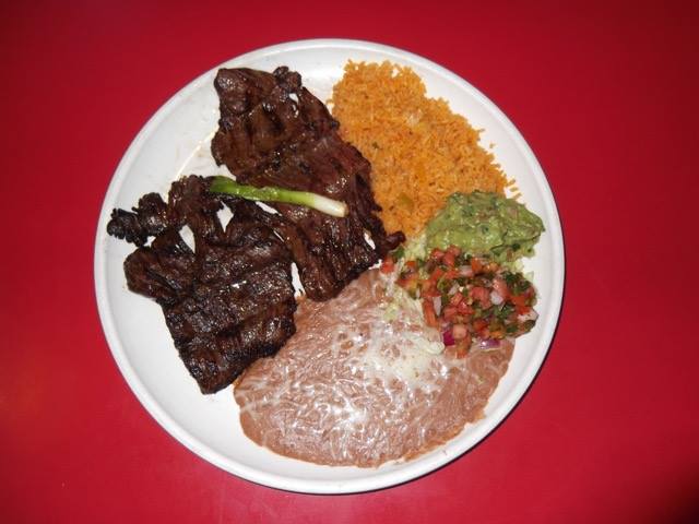 Order Carne Asada food online from El Paraiso De Mexico store, San Antonio on bringmethat.com