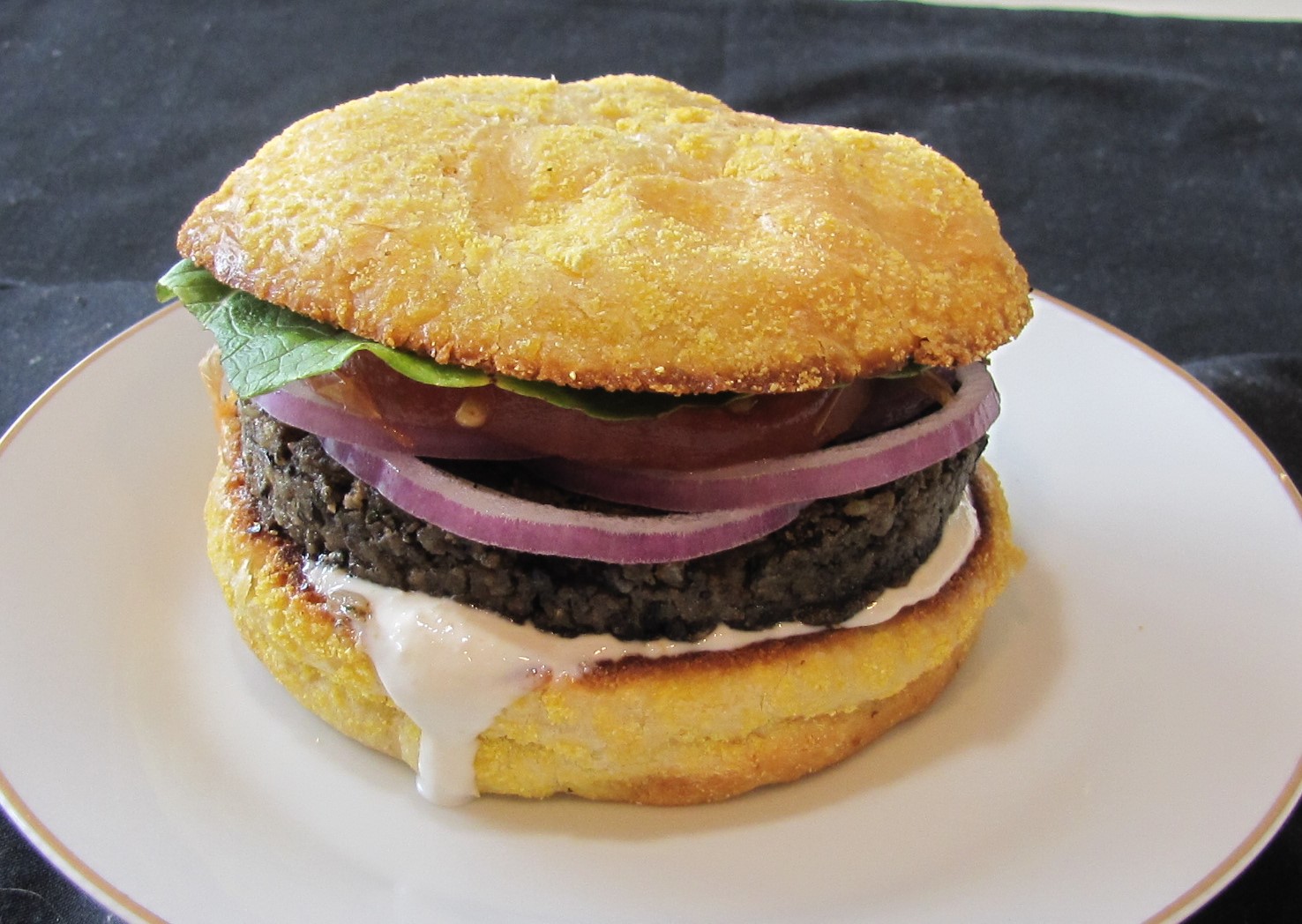 Order Blackbean Burger food online from A Full Taste store, Decatur on bringmethat.com
