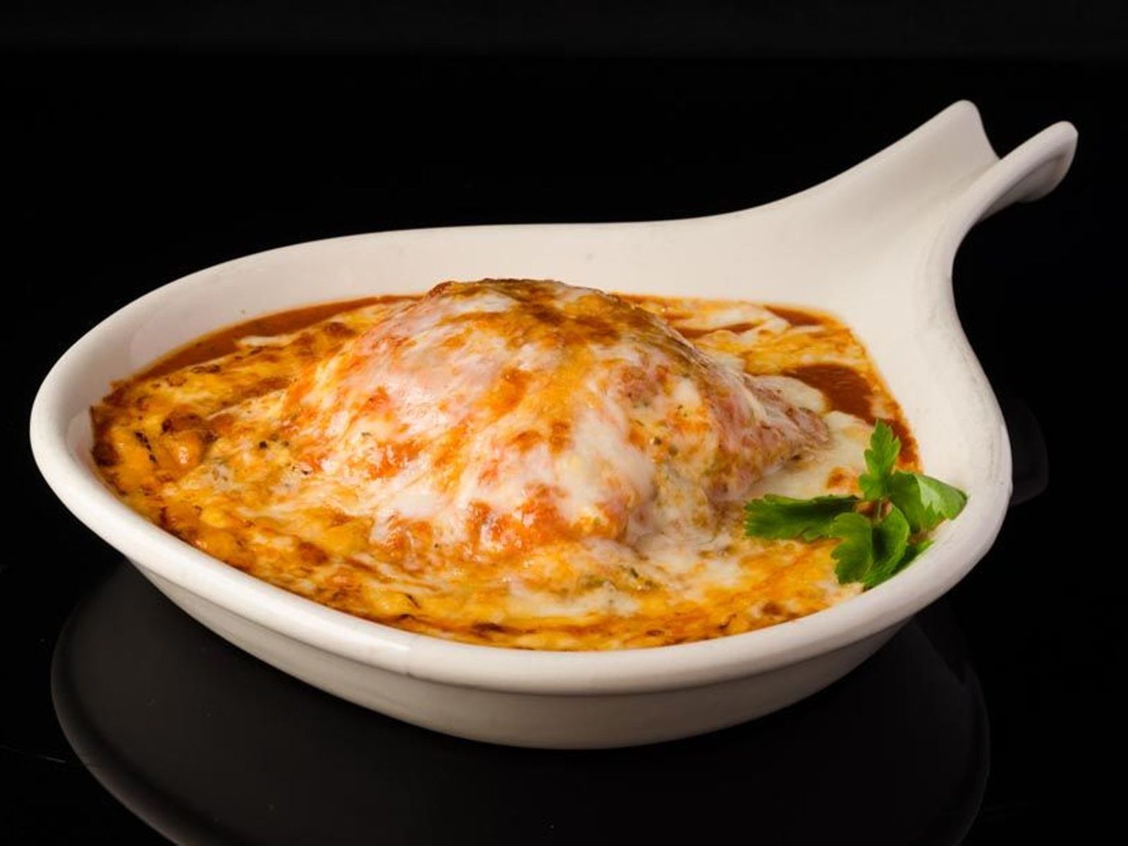 Order Lasagna food online from cafe muscat store, Fresh Meadows on bringmethat.com