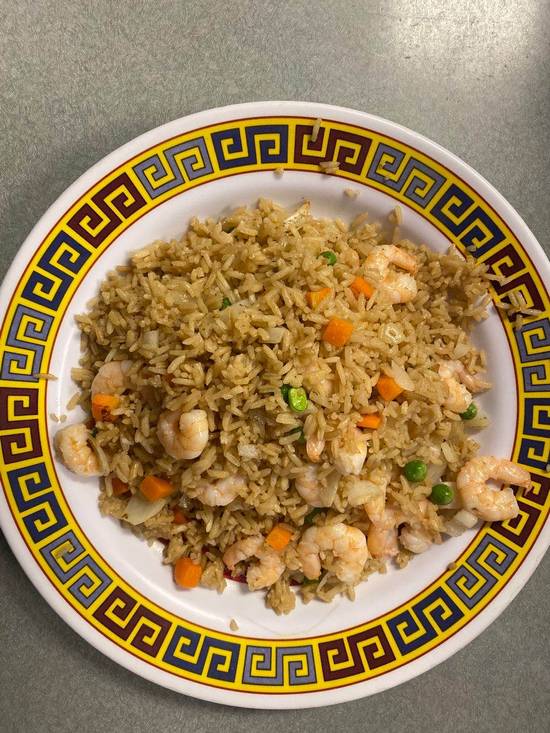 Order 45. Shrimp Fried Rice food online from Johnny Chan store, Cincinnati on bringmethat.com