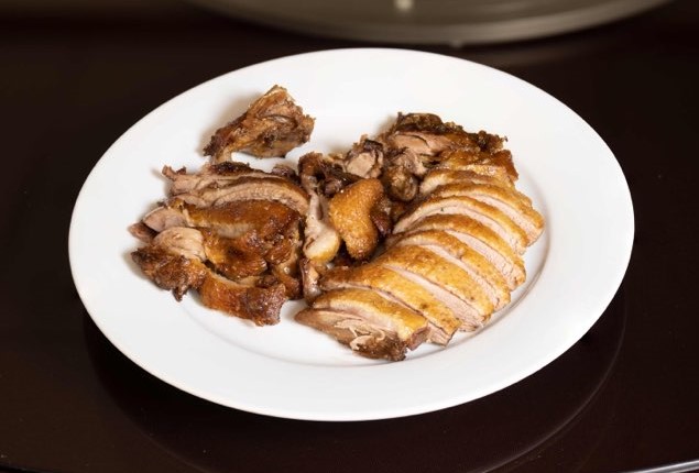 Order 65. Crisp Duck 脆皮鸭 food online from China town Restaurant store, Anchorage on bringmethat.com