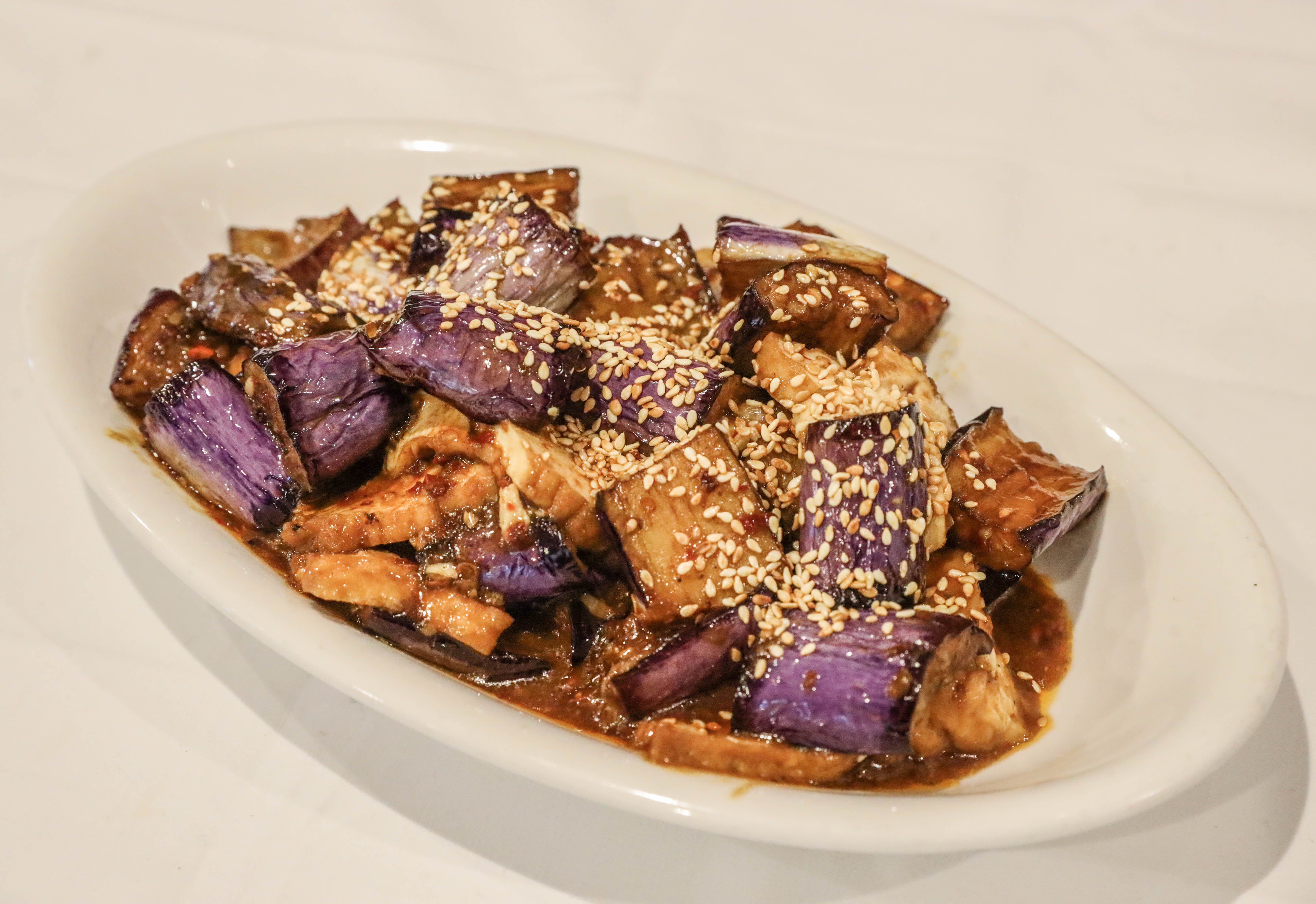 Order Sesame Eggplant Tofu food online from Eathai Restaurant store, Pleasanton on bringmethat.com