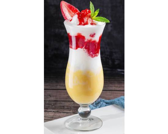 Order Strawberry Milk Icee food online from Shooting Star Cafe store, Oakland on bringmethat.com