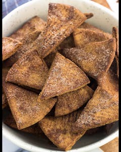 Order Crispy Pita Chips Cinnamon food online from Athenian Fresh Grill store, North Arlington on bringmethat.com