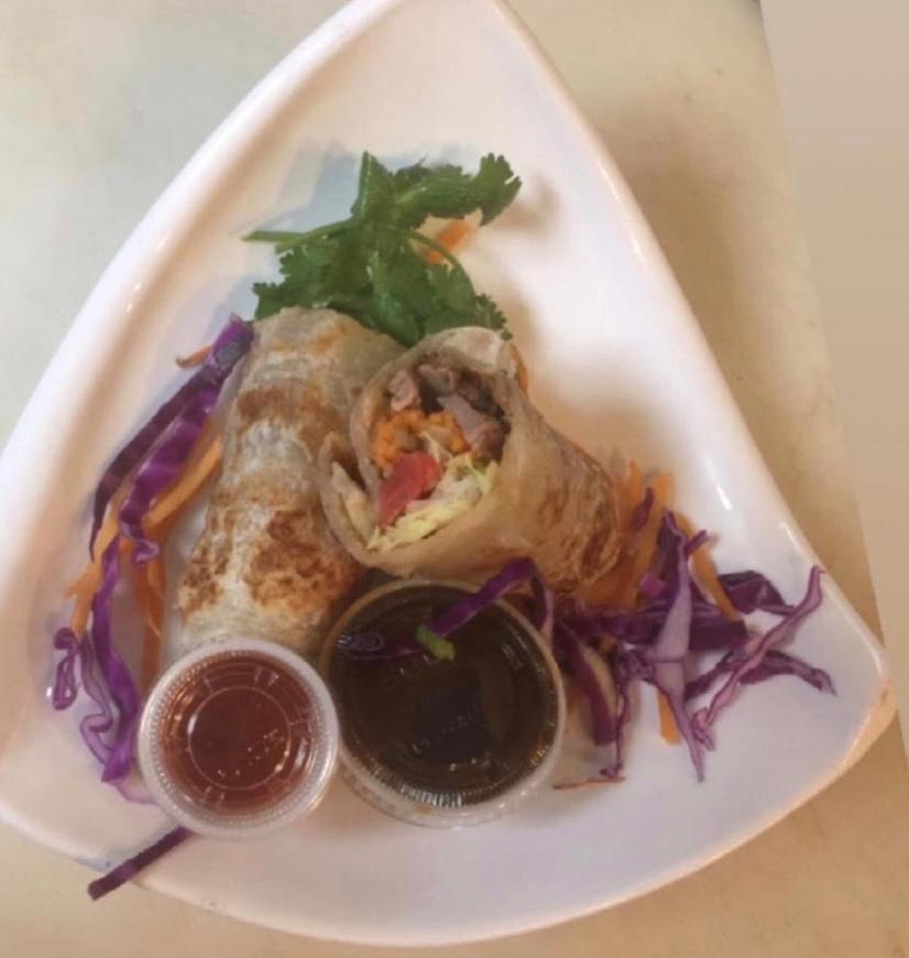 Order 8.Duck wrap  food online from Thai V Express store, New York on bringmethat.com