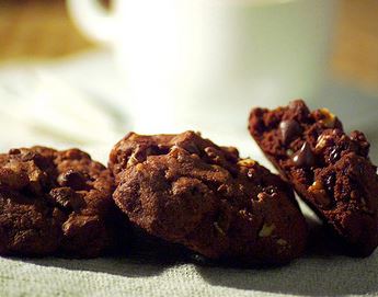 Order Double Chocolate Chip with Walnuts food online from The Cookie Corner store, Honolulu on bringmethat.com