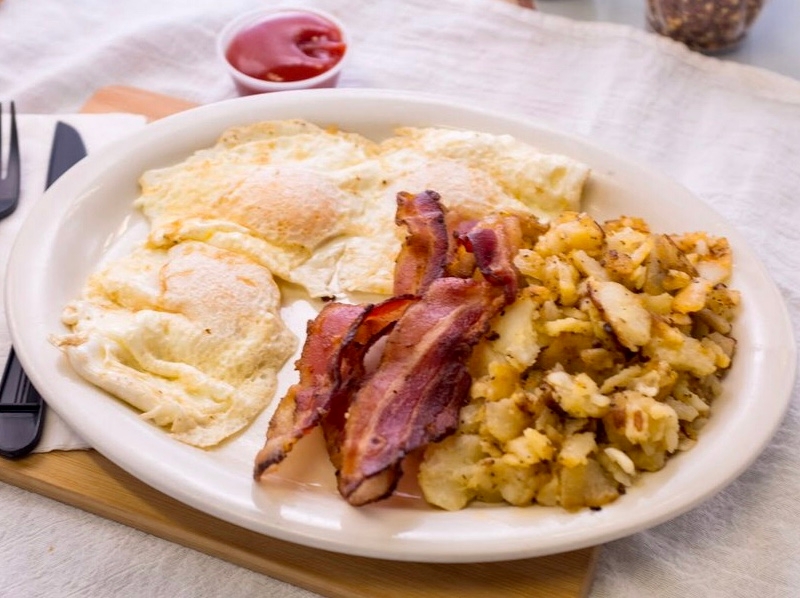Order 3 Eggs any style Platter food online from Steak Out store, Mantua Township on bringmethat.com