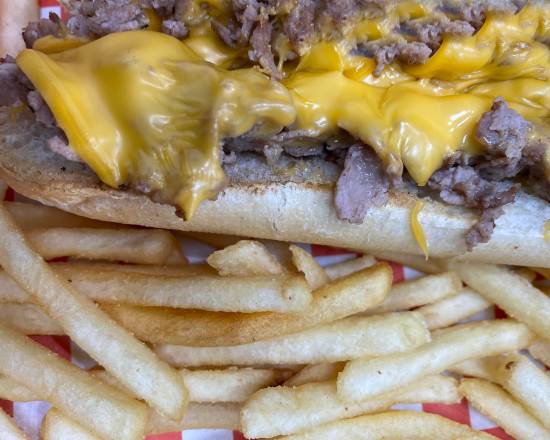 Order Kids Cheesesteak (+Fries) food online from Philly Cheesesteaks store, Shenandoah on bringmethat.com