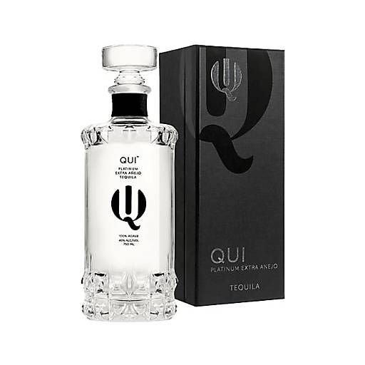 Order QUI Platinum Extra Anejo Tequila  (750 ML) 126623 food online from BevMo! store, Riverbank on bringmethat.com